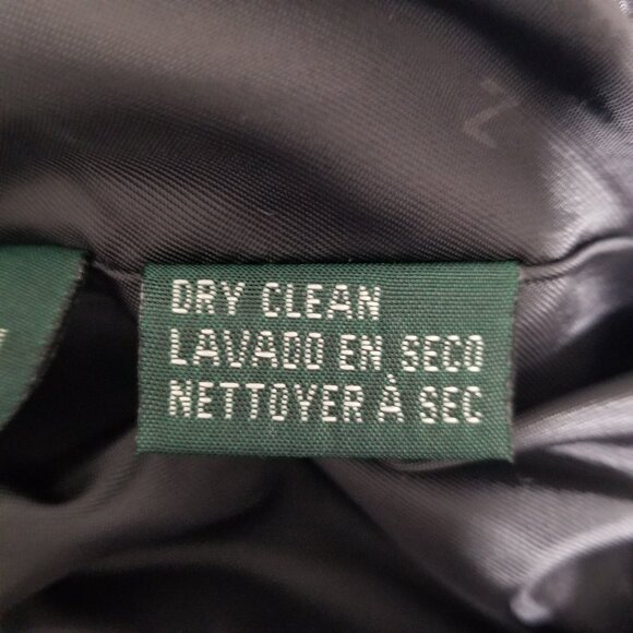 Ralph Lauren Womens L Plush High Neck Jacket Long Sleeve Full Zip Gorpcore Black - Picture 7 of 7